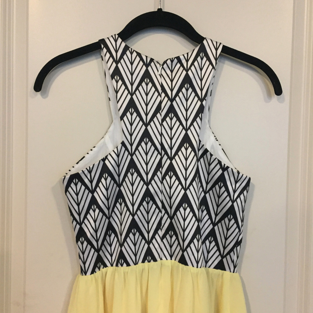 Lulu's Racerback Patterned Mini Dress - Picture 6 of 7